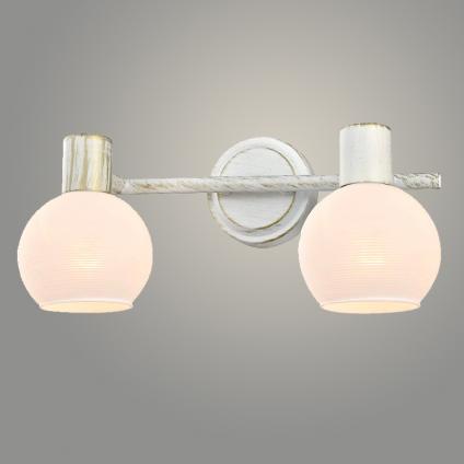 Спот 14941/2 WT+GD белый с золотом 2x40W E14 h140, WAN22